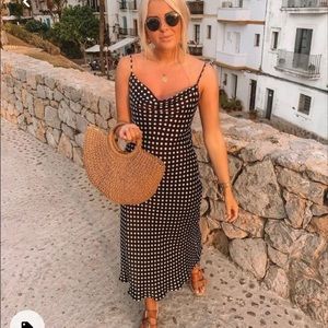 Slip midi dress